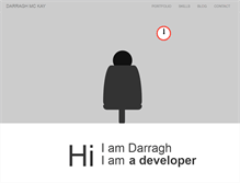 Tablet Screenshot of darraghmckay.com